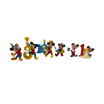Disney Lot of 6 Mickey Mouse Applause Figurines Fireman Band Birthday Gu... - $64.34