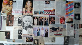 MADONNA ~ (26) Color, B&amp;W Half-Page ARTICLES, Adverts from 1984-2002 ~ Clippings - £5.35 GBP