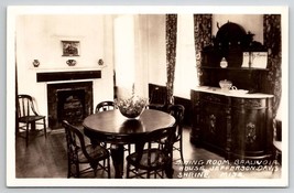 Biloxi MS RPPC Dining Room Beauvoir House Jefferson Davis Shrine Postcard V27 - £11.93 GBP