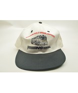 Vintage Harriman Gold Medal Express Norfolk Southern Hat Cap 1989 to 1994 White  - $18.71