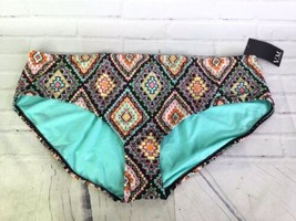 V.M. Swimwear Bikini Swim Bottoms Geometric Print Women&#39;s Plus Size 3X - £13.81 GBP