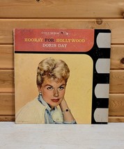 Doris Day 1958 Vintage Hooray For Hollywood Vinyl Record LP 33 RPM 12&quot; - £7.85 GBP