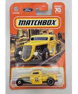 Matchbox 1935 Ford Pickup Yellow 70 Years Series 47/100 Die-Cast Truck New - $11.28