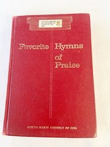 1968 Favorite Hymns of Praise Hymnal Christian Praise &amp; Worship Songs Methodist - £8.65 GBP