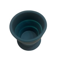 Discount Trends Silicone Folding Snack Cup - Teal - £6.84 GBP