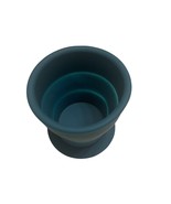 Discount Trends Silicone Folding Snack Cup - Teal - £6.85 GBP