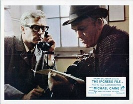 The Ipcress File 8x10 inch photo Michael Caine on phone Gordon Jackson in office - £7.66 GBP