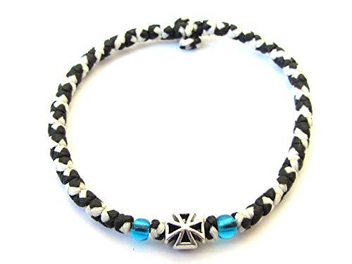 Iconsgr Handmade Christian Orthodox Komboskoini Chotki Prayer Rope Bracelet Blac