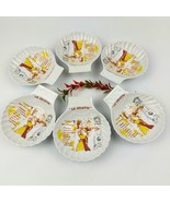 6 Vintage French Gratin Plates, Apilco Porcelain Shell Dishes Oven Safe ... - €59,22 EUR
