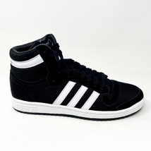 Adidas Originals Top Ten Hi Black White Mens Size 8 Retro Sneakers B27506 - £131.82 GBP