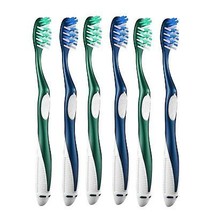 Fremouth Extra Firm Toothbrushes for Adults, Extra Hard Bristles, 6 Count - $23.74