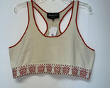 Royalty By Maluma Women Sleeveless Cropped Knit Top Racer Back Size Larg... - $23.36