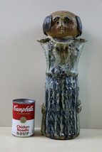 Artisan Studio Art Pottery Clay Monk Friar Priest  Figure Statue Religious - $45.59