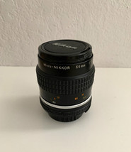 Nikon 55mm 1:28 Micro Manual Focus Lens with Lens Caps - $69.30