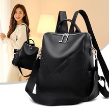 Women Genuine Leather Backpack Fashion Large Capacity Ladies Travel Backpack Des - £92.23 GBP