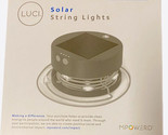 LUCI Solar String Lights Charger Compact Warm White LED 18 ft 75 Lumens. - $38.30