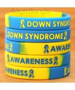 Set of Down Syndrome Awareness Wristbands - Wholesale Lot of Silicone Br... - €7,47 EUR+