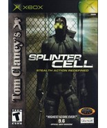 Tom Clancy&#39;s Splinter Cell Xbox Reg Card Complete CIB Video Game Disc Ne... - $28.00