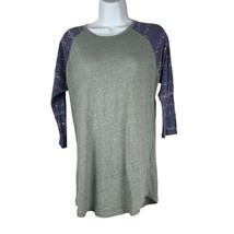 LuLaRoe Women&#39;s Print Long Sleeved Simply Comfortable T-Shirt Size S - £8.88 GBP