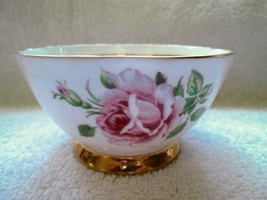 Clarence bone china Made in England, Rose Elegance, open sugar bowl 3 1/2&quot; by 2&quot; - £15.44 GBP