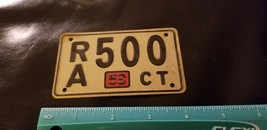 Vintage 1950’s Connecticut BICYCLE LICENSE PLATE - $55.99