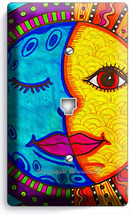 MEXICAN FOLK ART MOON AND SUN PHONE TELEPHONE WALL PLATE COVERS ROOM HOM... - $11.99
