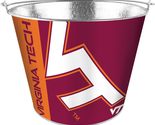 Collegiate Ice Beer Buckets 5qt Virginia Tech 2 Sided Logo - £17.94 GBP