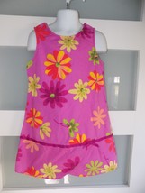 Bonnie Jean  Purple Flower Print Scalloped Sleeveless Dress Size 6 Girl&#39;s - $13.80