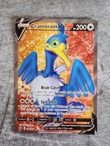 Cramorant V Sword &amp; Shield Base Set 198/202 Pokemon TCG  Holo Full Art - £2.74 GBP