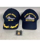 The Corps USS NEW JERSEY - BB-62 Hat, BB-62 Anniversary Hat &amp; BB-62 Pin - €21,31 EUR