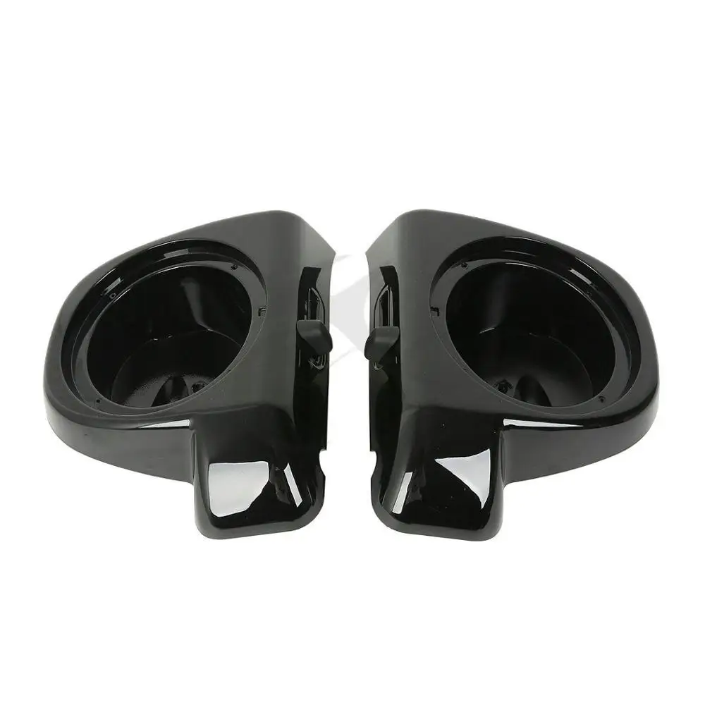 Motorcycle 6.5&quot; Speaker Pod Boxes Lower Vented Fairing  Harley Touring Electra G - £274.52 GBP