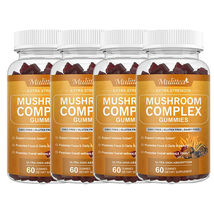 Variety Quantity Mushroom Extract Complex Gummies Lions Mane Chaga Reishi - £24.03 GBP+