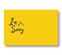 50 Blank I&#39;m Sorry Yellow Enclosure Cards and Envelopes Notes Gifts Kind... - £15.76 GBP