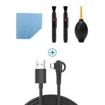 Cleaning Tool &amp; Long Link Cable For Oculus Quest 2/1 - £22.61 GBP