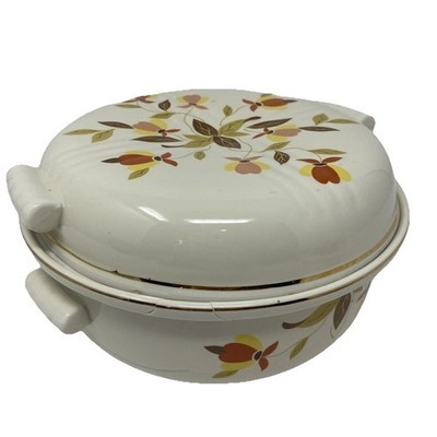 Vintage Hall&#39;s Superior Quality Kitchenware Covered Casserole Round - $18.99