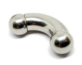 Barre Courbée 00g (10mm) Prince Albert Large Gauge 12mm Boule Heavy... - $22.36