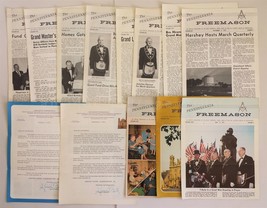Lot 1970-72 Vintage 13pc Freemason Newsletters Conshohocken Pa Howard P Vercoe - £52.89 GBP