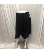 Faded Glory Skirt Womens Size XL 16-18 Black Handkerchief Hem NEW - $16.65