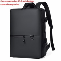 Men Large Capacity Multi-layer Expandable 17.3 Inch Laptop Backpack Multifunctio - £112.68 GBP