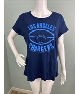 NWT Women&#39;s NFL Team Apparel S/S Football Los Angeles Chargers Tee Shirt... - $376.14 MXN