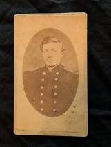 Early CDV Photo Military Portrait - $12.99