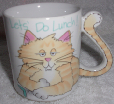 Let’s Do Lunch Cat Mug  - £3.92 GBP