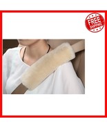 High-Density Wool Seatbelt Pads - 2-Pack for Toddler to Adult Comfort - $645.29 MXN