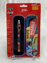 Vintage 1996 Coca-Cola Ceramic Roller Ball Pen In Collectors Tin Sealed - $12.21