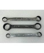 Craftsman Stubby Double Box End Wrench 1/2 9/16 11/16 5/8 3/8 7/16 Under... - £27.12 GBP
