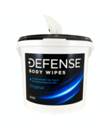 Defense Soap Body Wipes Bucket 400 Count - Natural Tea Tree Oil Eucalypt... - $1,427.54 MXN