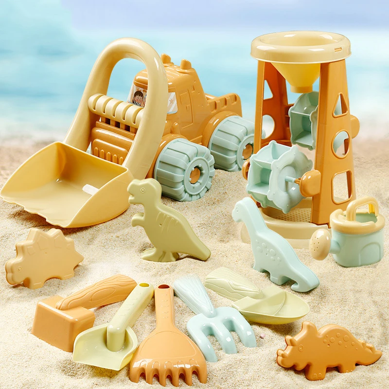 Beach Toys For Children Sandbox Set Kit Toys Fun Shovel Molds Castle Bucket - $16.44+