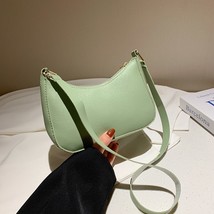 New Women&#39;s Fashion Handbags Retro Solid Color PU Leather  Underarm Bag Casual W - £46.83 GBP