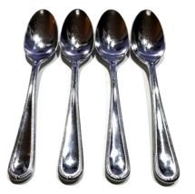 Lot of 4 Gorham Braid 18/10 Stainless 7&quot; Oval Place Spoons - $22.28