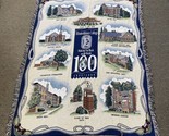 Elizabethtown College PA 100 Year Anniversary 1999 Vtg Woven Blanket Throw  - $43.95